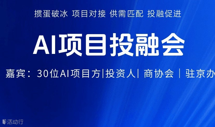 AI项目投融会